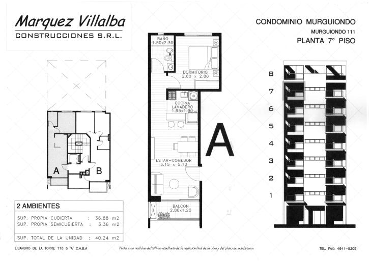 Emprendimiento 2 Ambientes C/balcon - Imagen# 15