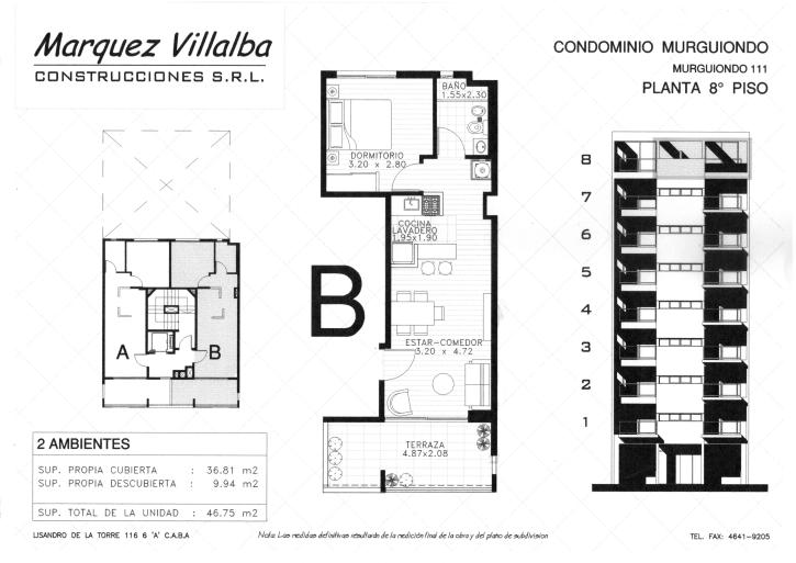 Emprendimiento 2 Ambientes C/balcon - Imagen# 21